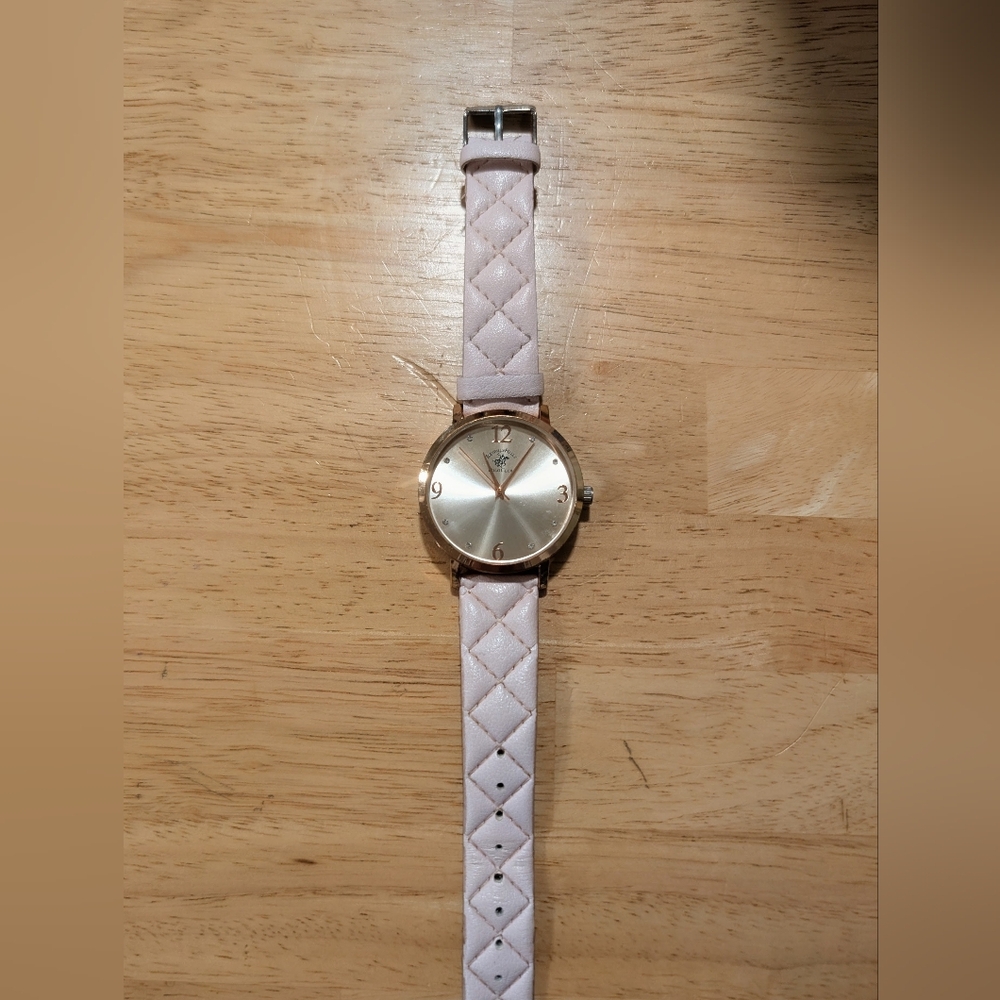 Beverly Hills Polo Club Pink and Gold Women's Analog Watch